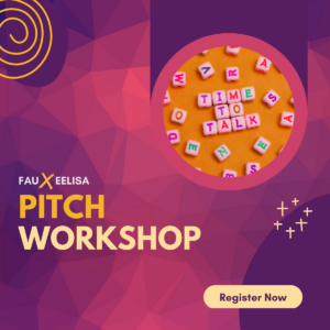 grafik with information on the pitch workshop